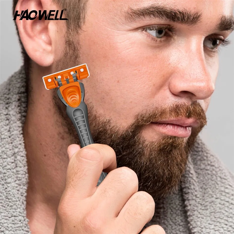 Razors For Men, 1 Handle, 2 Blade 31 Refills, Lubrastrip For A More Comfortable Shave