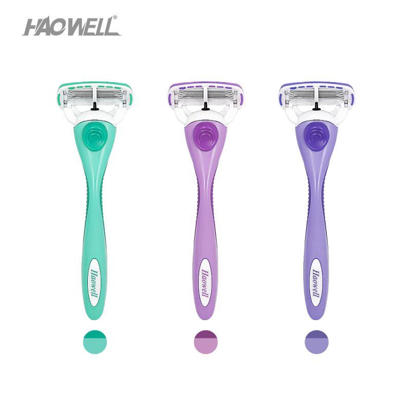 Hot Sale 5 Five Blade System Women's Shaving Safety Body Shaving Razor Blade Travel Razor Lady Shaver