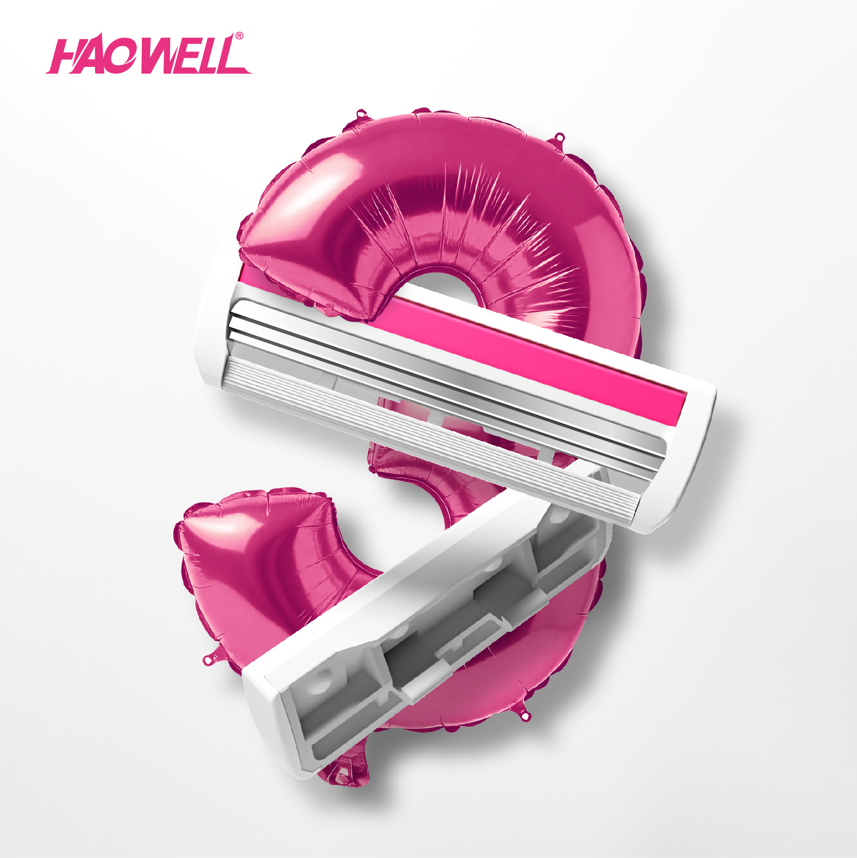 Woman Triple Blade System Razor Cartridge