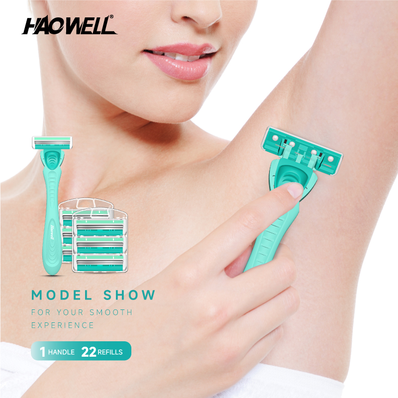 triple Blade disposable shavers for women