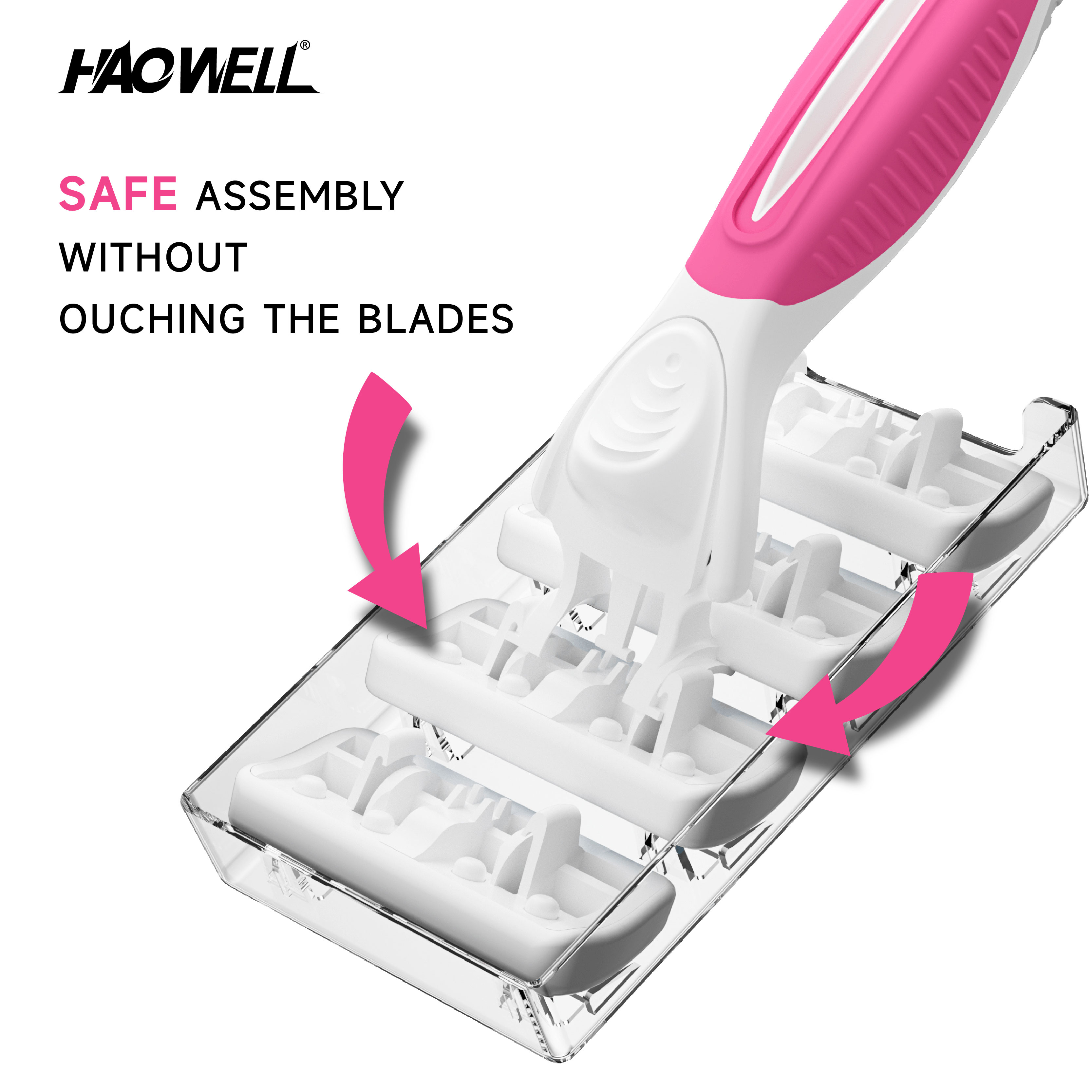 Women Six Blade System Razor Cartrige