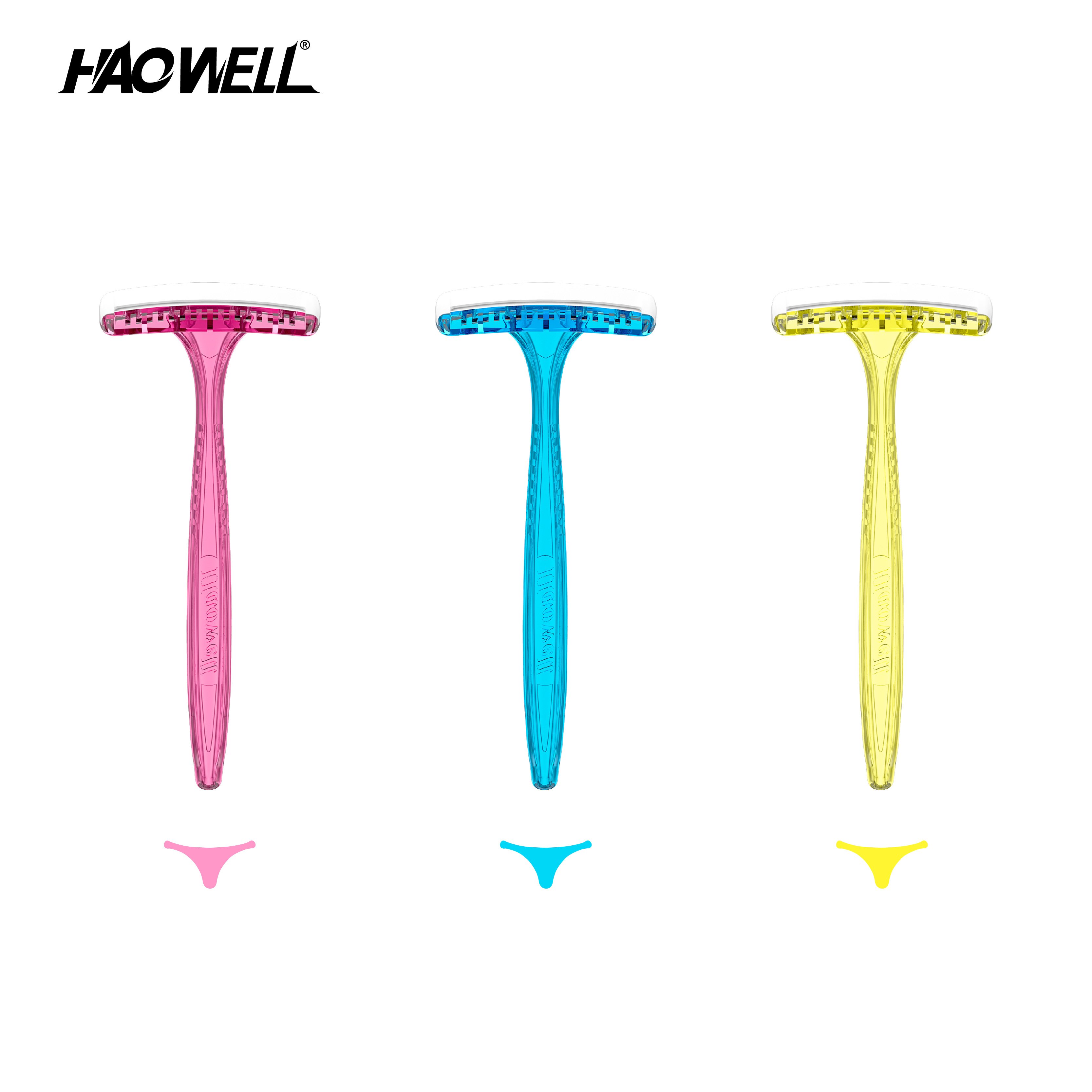 2pcs Bikini Razors For Women, Women's Razor For Pubic Hair And Skin