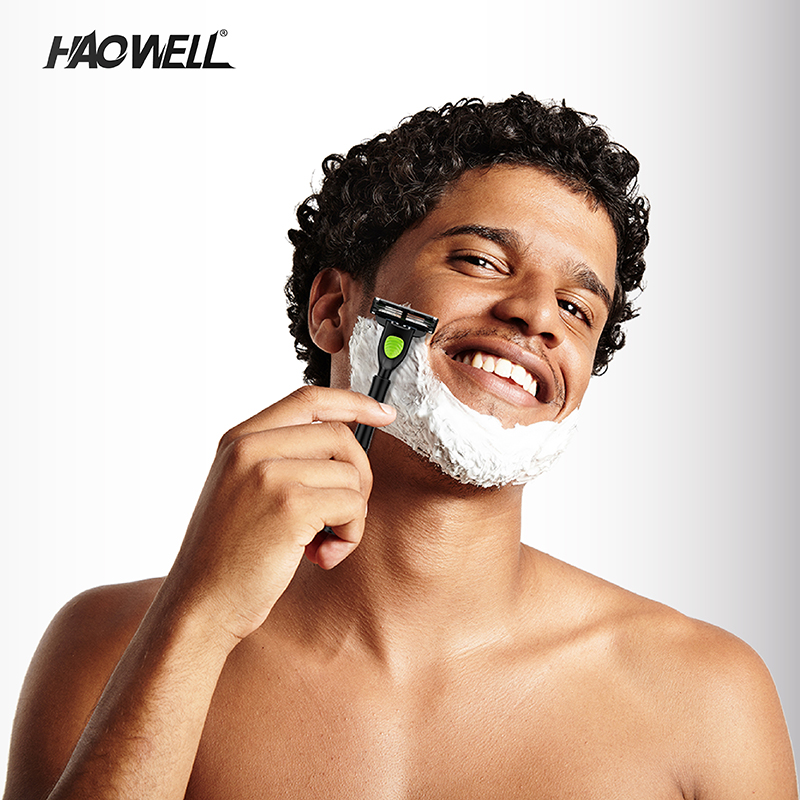 Haowell Men's Razor Mach3 Value Pack Razor Blade Refills