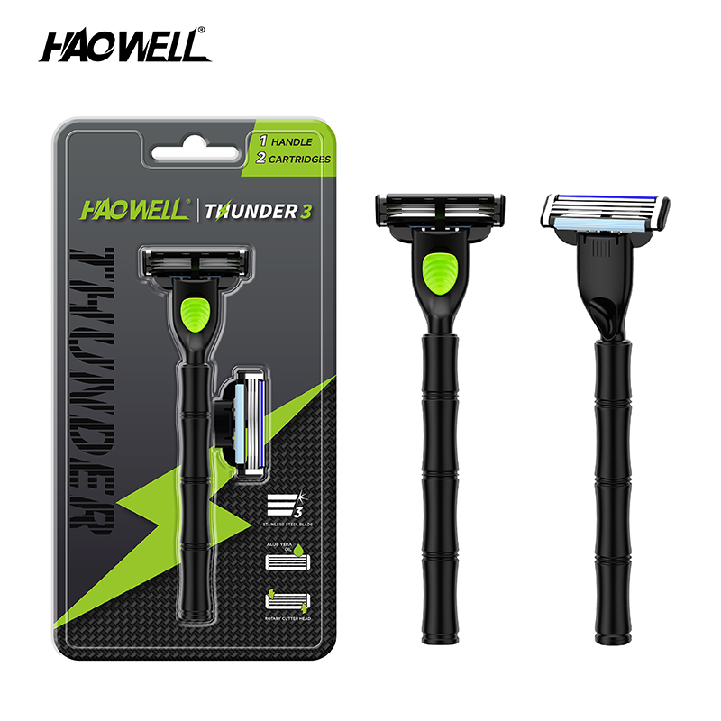 Haowell Men's Razor Mach3 Value Pack Razor Blade Refills