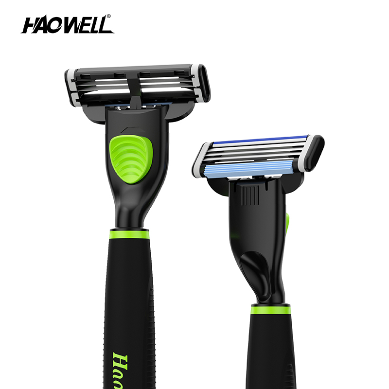 Haowell Men's Razor Mach3 Value Pack Razor 3 Blade 2 Refills