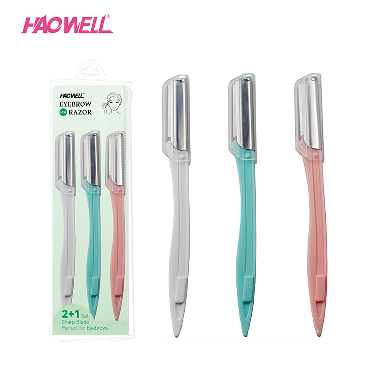 Dermaplaning Razors Tool for Women Face,3 PCS Eyebrow Razor