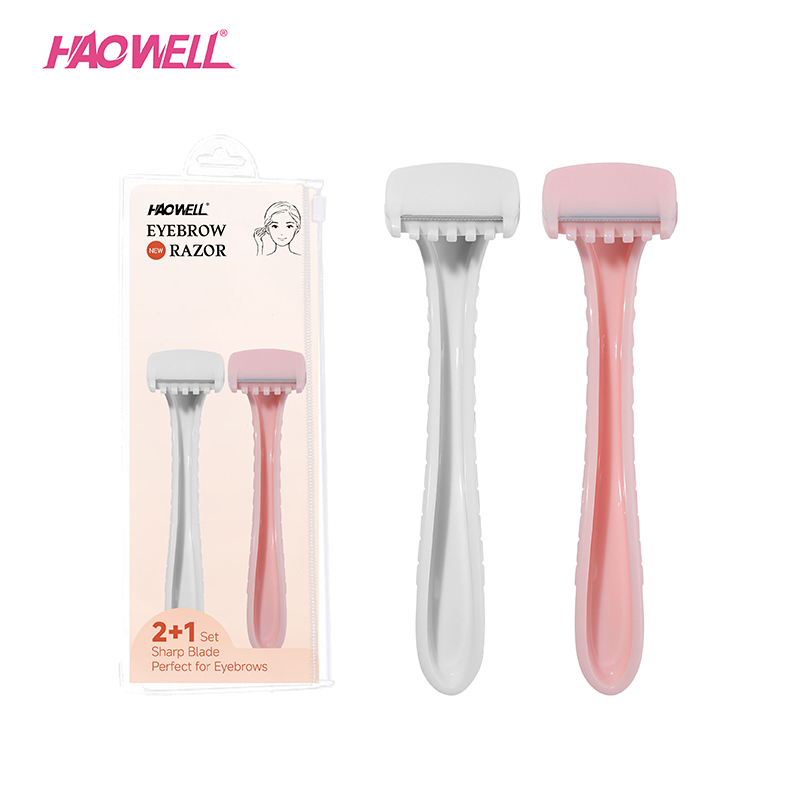 Dermaplaning Razors Tool for Women Face,2 PCS Eyebrow Razor_HW-ER-07