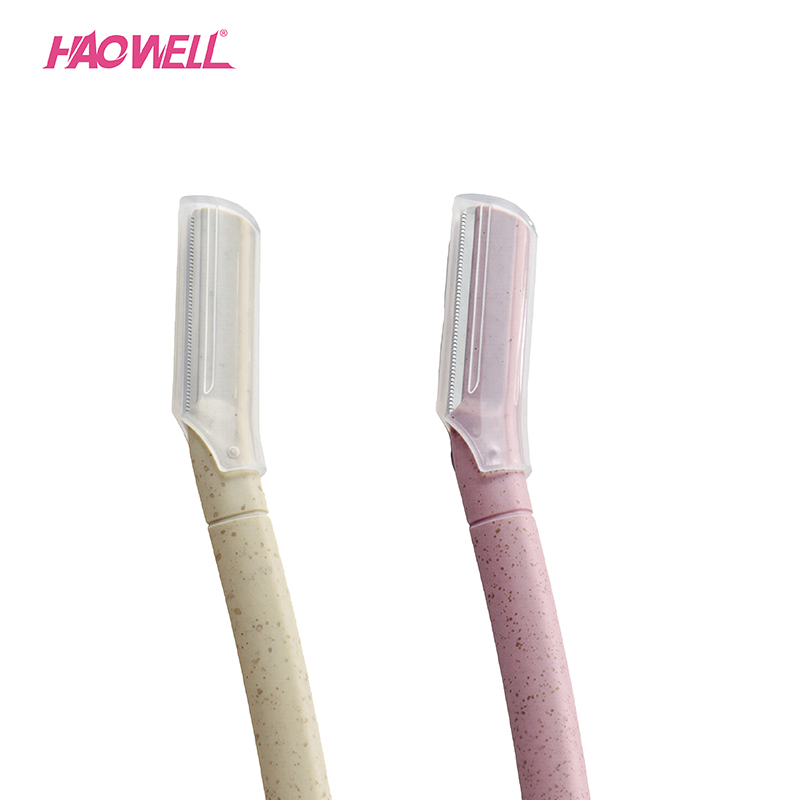 Dermaplaning Razors Tool for Women Face,2 PCS Eyebrow Razor_HW-ER-03