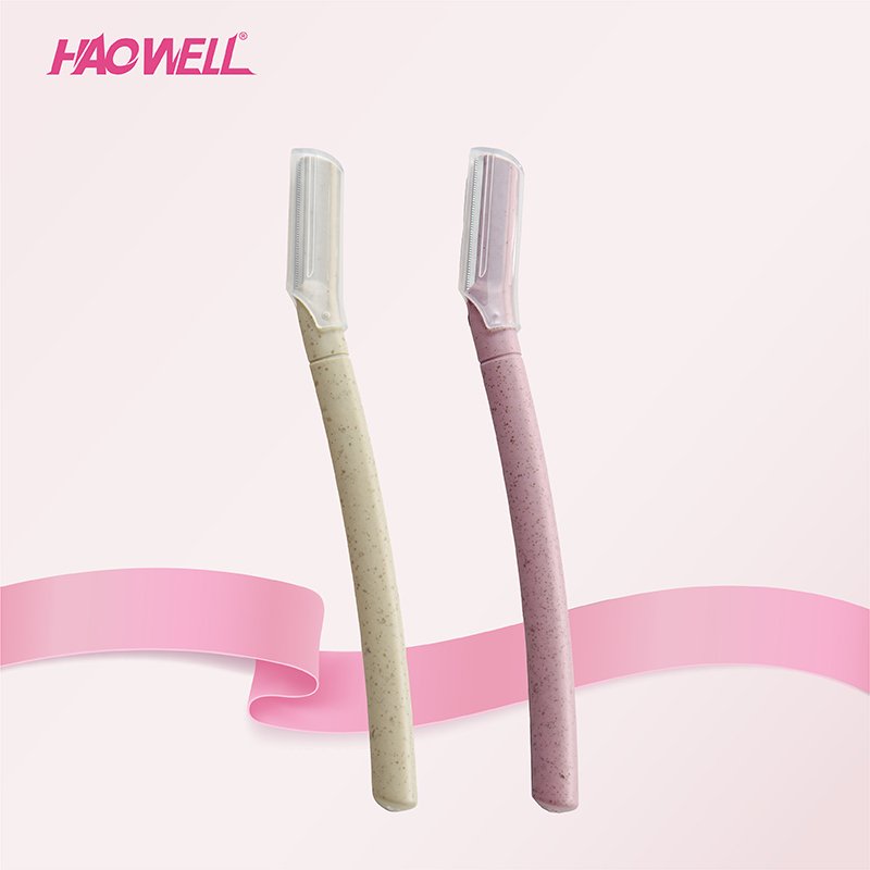 Dermaplaning Razors Tool for Women Face,2 PCS Eyebrow Razor_HW-ER-03