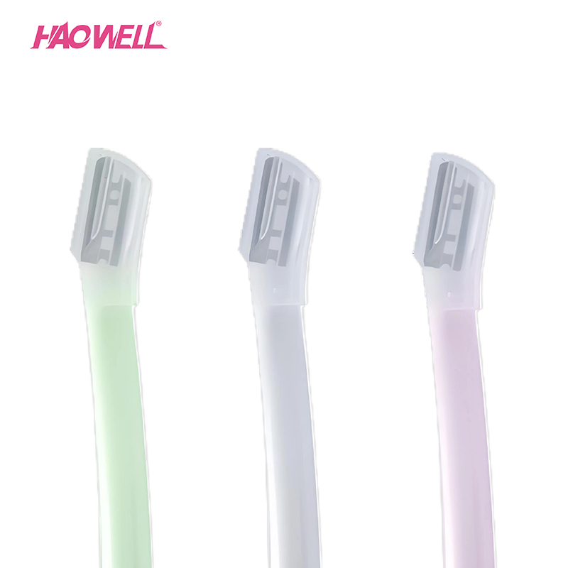 Dermaplaning Razors Tool for Women Face,3 PCS Eyebrow Razor_HW-ER-04