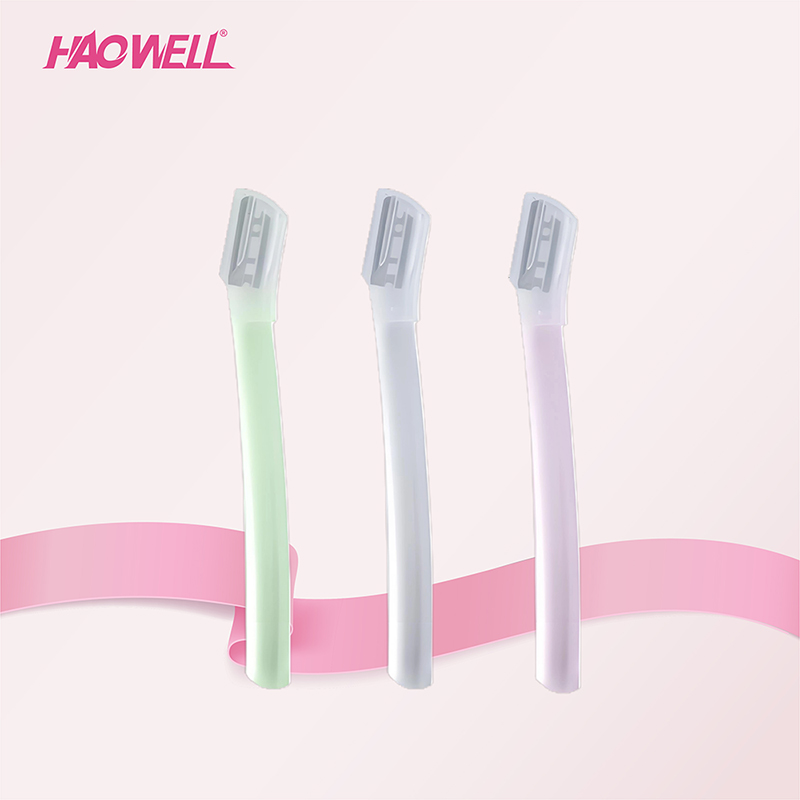 Dermaplaning Razors Tool for Women Face,3 PCS Eyebrow Razor_HW-ER-04