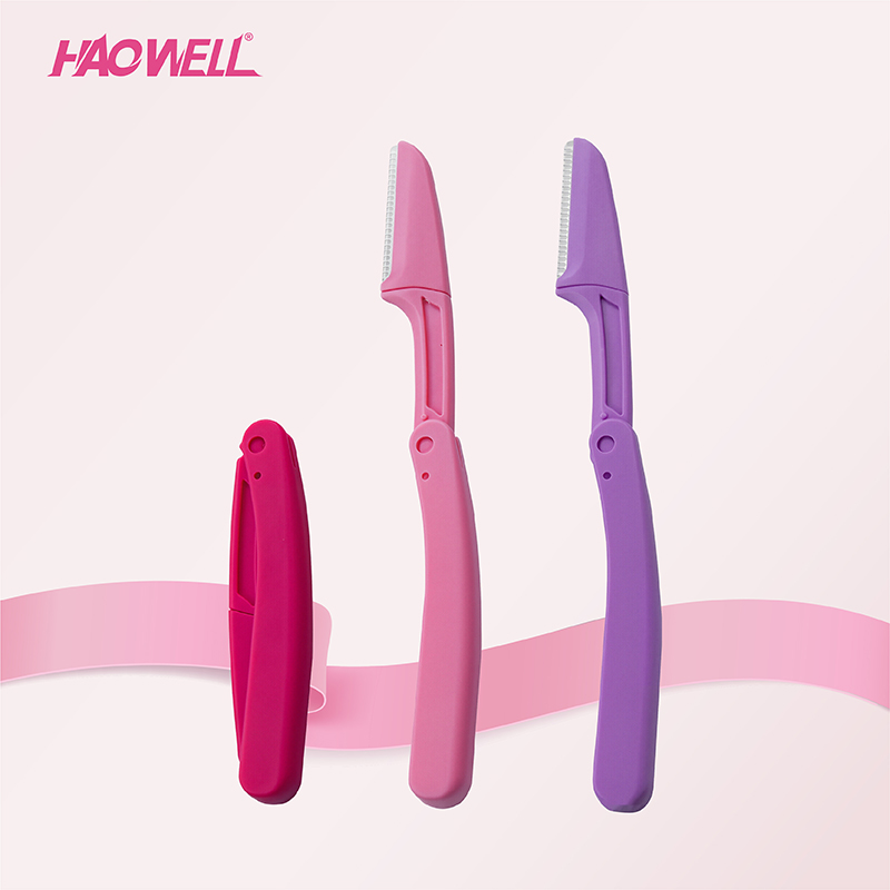 Dermaplaning Razors Tool for Women Face,3 PCS Eyebrow Razor_HW-ER-08